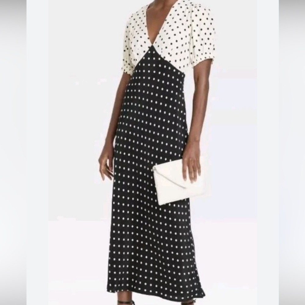 A. News. Day Polka dot Dress